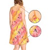 HAPPY BAY Women's Vacay Holiday Summer Beachwear Sleeveless Casual Spaghetti Strap Nightgown Slip Beach Dress 16-18 Coral_AC962 - 2 of 4