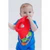 SUPER MARIO Nintendo Baby Romper and Bucket Sun Hat Newborn to Infant - 3 of 4