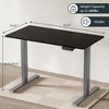 NicBex 47.24 Inch Electric Standing Desk,Dual Motor Adjustable Height Home Office Desk with Gray Frame for Bedroom,Living Study Room - 3 of 4