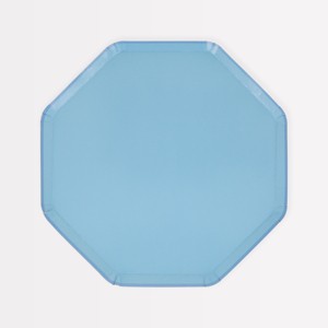 Meri Meri Cornflower Blue Side Plates (Pack of 8) - 1 of 4