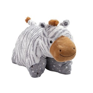 Naturally Comfy Zebra Kids' Pillow - Pillow Pets - 1 of 4