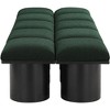 Meridian Furniture,Pavilion Boucle Fabric Bench - 3 of 4