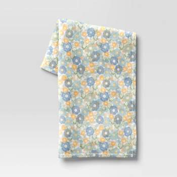 Printed Plush Floral Throw Blanket - Room Essentials™