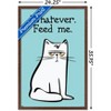 Trends International Whatever Feed Me Framed Wall Poster Prints - 3 of 4