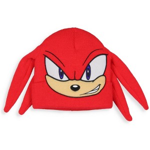 Sonic The Hedgehog and Friends Adult Embroidered Cuff Costume Beanie - 1 of 4