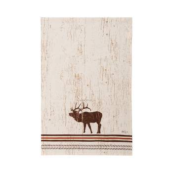 C&F Home Striped Arrow Elk Printed Flour Sack Kitchen Towel