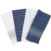 All-Clad Skipping Stripe & Wave Kitchen Towels, 4-Pack - 2 of 4