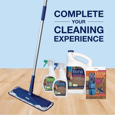 Bona Floor Mop Starter Kit - 2-in-1 Wet + Dry Floor Sweeping + Mopping - 1 Mop, 1 Reusable Sweeping Pad, 1 Reusable Mopping Pad_4