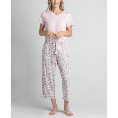 Muk Luks Womens Sand Dunes 3 Pc Pj Set, Light Pink, Small : Target