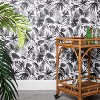 Tropical Leaves Peel & Stick Wallpaper Black/White - Opalhouse™ - image 2 of 4