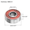 Unique Bargains Skates Scooters 608RS Deep Groove Ball Skateboard Bearings 20 Pcs 0.87" - 2 of 4