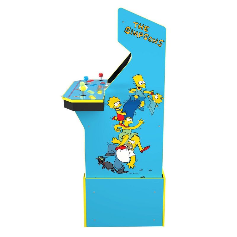 Arcade1Up The Simpsons Home Arcade with Riser and Stool, 4 of 12