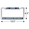 Old Dominion University Alumni Logo Full Size Standard License Plate Metal Frame - 4 of 4
