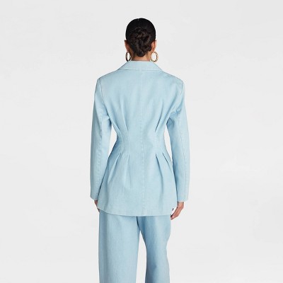 KBB by KAHLANA Women ‘The Corset Denim Blazer’