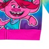 Universal Girl's Trolls Poppy Graphic Printed Hooded Jacket, Zip Up Hoodie with Ribbed Waist and Cuffs for toddler - 4 of 4