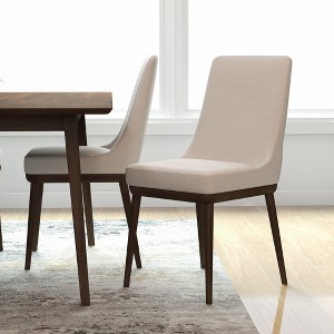 Mid-Century Dining Chairs, Set of 2 – Indoor/Outdoor Lounge Accent Chairs for Living Room, Bedroom, Patio - 1 of 4