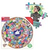 eeBoo Piece and Love Votes for Women 500 Piece Round Jigsaw Puzzle - 3 of 4