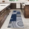 COZONY Abstract Modern Geometric Washable Non Slip Runner Rug - 2 of 4