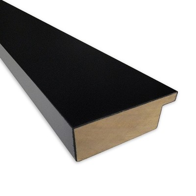 Matte Black Wood Transitional Wall Picture Frame