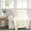 50"x60" Reyna Soft Knitted Ruffle Throw Blanket - Lush Décor - 2 of 4
