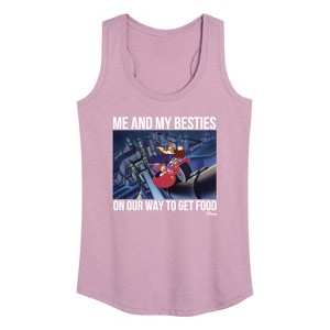 Women's - Disney - Darkwing Duck Graphic Racerback Tank - 1 of 4