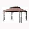 13x10 Outdoor Patio Gazebo Canopy Tent With Ventilated Double Roof And Mosquito net(Detachable Mesh Screen On All Sides) - 3 of 4