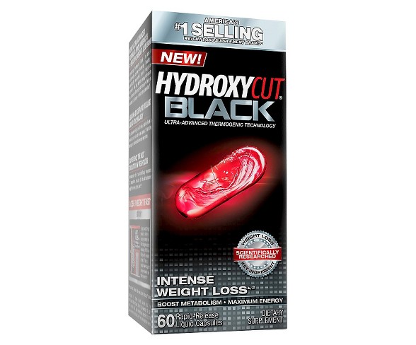 Hydroxycut Black Weight Loss Capsules - 60ct
