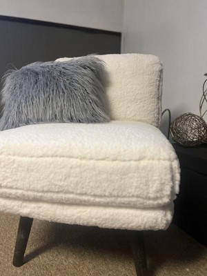 Harper Faux Fur Slipper Chair Threshold Target