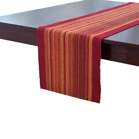 red table runners discount