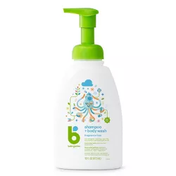 Babyganics 3pk Shampoo + Body Wash Fragrance Free - 48 fl oz Packaging May Vary
