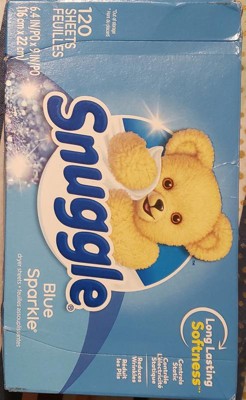 Snuggle Blue Sparkle Fresh Scent Dryer Sheets : Target