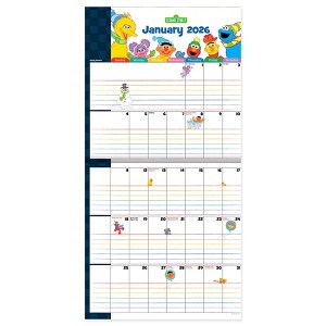 TF Publishing 13.5"x14.5" 2026 Sesame Street Wall Calendar - 1 of 4