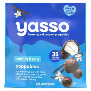 Yasso Frozen Greek Yogurt - Vanilla Bean Poppables - 6.84 fl oz - 1 of 4