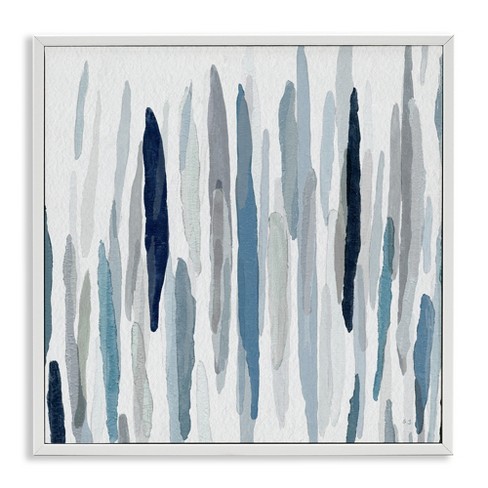 Stupell Industries Abstract Rain Pattern Strokes, 17" x 17" - image 1 of 4