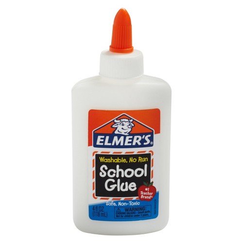 Elmer's Washable School Glue - 4oz, White