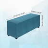Unique Bargains Polyester Rectangular Stretchy Elastic Stool Cover - 2 of 4