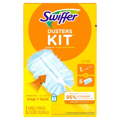 Swiffer 6-Count Disposable Dusting Kit with Handle