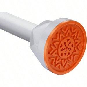 Shower Curtain Rod 32 - 94 Inches White No Drill Tension Anti - Slip Never Rust Bathroom Window Adjustable - 1 of 4