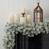 Christmas Flocked Winter Fir Garland - 2 of 4