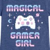 Girls' - Instant Message - Magical Gamer Girl Fitted Short Sleeve Graphic T-Shirt - 2 of 4