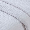 Sapphtopaz Comforter Set Bedding Quilt Set Simple Solid Color Reversible Quilt Set - 3 of 4