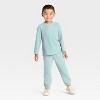 Toddler Boys' Holiday Fleece Jogger Pants - Cat & Jack™ - 3 of 3