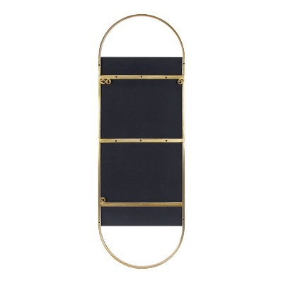 Gold Capsule Full Length Iron Wall Mirror