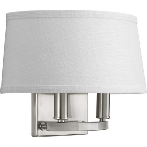 Progress Lighting Cherish 2-light Wall Sconce, Brushed Nickel, Summer ...
