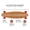 Magneto Hana Longboard | 36" x 9.5" | Bamboo with Hard Maple Core | Cruising, Carving, Dancing | Free Skate Tool | Short Pintail - 2 of 4