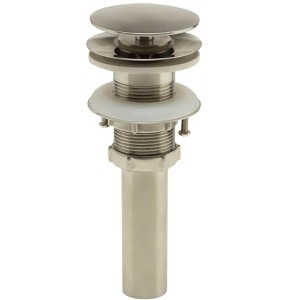 ALFI AB5009-BSS Brushed Stainless Steel Pop Up Drain for Sink w/o Overflow - 1 of 4