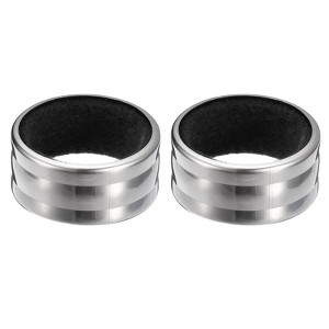 Unique Bargains Stainless Steel Velvet Lined Leak-Proof Anti-overflow Wine Bottle Collar - 1 of 4
