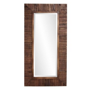 Howard Elliott 31"x21" Ethan Oval Bronze Wall Mirror: Modern Style, Polyurethane Frame, No Assembly Required - 1 of 4