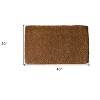 HomeRoots 30" X 48" Brown Coir Outdoor Door Mat - 3 of 4