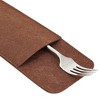 Juvale Felt Table Placemats Set of 8 for Dining Table and Kitchen Decor with Drink Coasters and Cutlery Pouches - 24 Pieces - 4 of 4